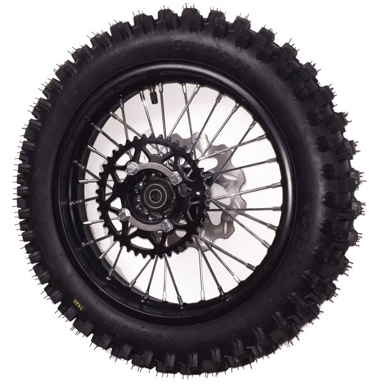 Rueda radios trasera 14" COMPLETA