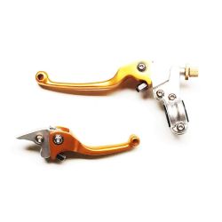 Manetas articuladas aluminio naranja