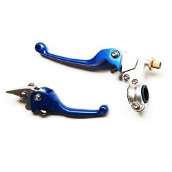 Manetas articuladas aluminio azul