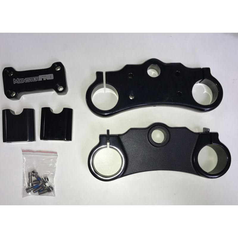 Tijas aluminio motard 175mm
