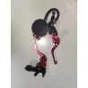 Bomba de freno axial con deposito independiente + maneta de embrage de cable a juego.