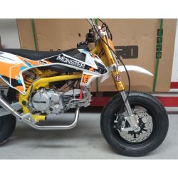 Pit Motard 160 SM beebad PREMIUM 18cv 4 velocidades Suspension OHLINS frenos JJUAN neumaticos Briggestone escape GP y mas...
