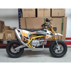 Pit Motard 160 SM beebad PREMIUM 18cv 4 velocidades Suspension OHLINS frenos JJUAN neumaticos Briggestone escape GP y mas...