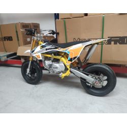 Pit Motard 160 SM beebad PREMIUM 18cv 4 velocidades Suspension OHLINS frenos JJUAN neumaticos Briggestone escape GP y mas...