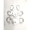 Tijas aluminio cnc 175mm validas motard
