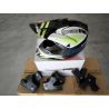 Casco infantil incluye esponjas para adaptarlo en tallas negro/verde/rojo